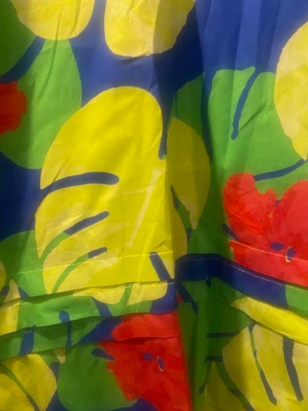 Maude Vivante Tropical Cotton Tunic Dress 100% Cotton Size Large - Picture 3 of 7